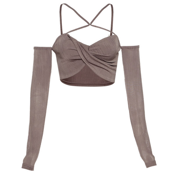 One Shoulder Halter Top - Image 6