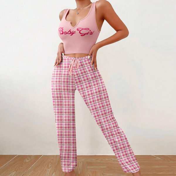 Matching Plaid Trousers & Top - Image 6