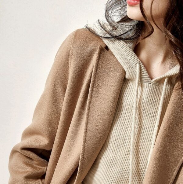 Loose Hoodie Knit Sweater - Image 4