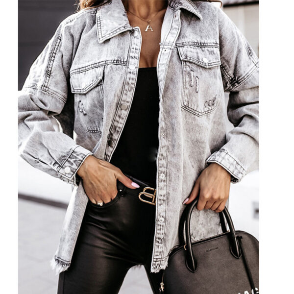 Loose Denim Jacket - Image 5