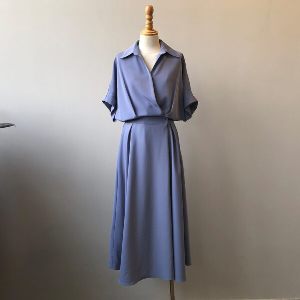 Shirt Dress V-neck - Image 4