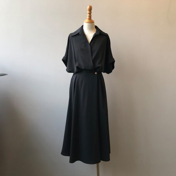 Shirt Dress V-neck - Image 2