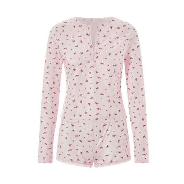 Slim-fit Long Sleeve Sleep Wear Set - Image 3