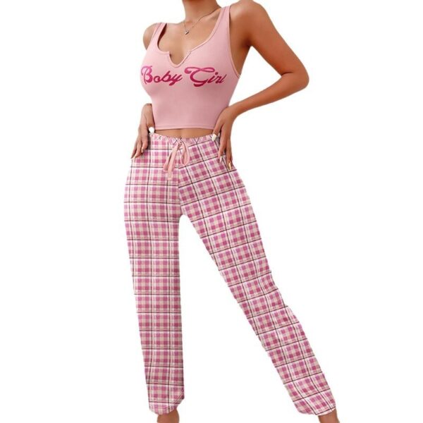 Matching Plaid Trousers & Top - Image 7